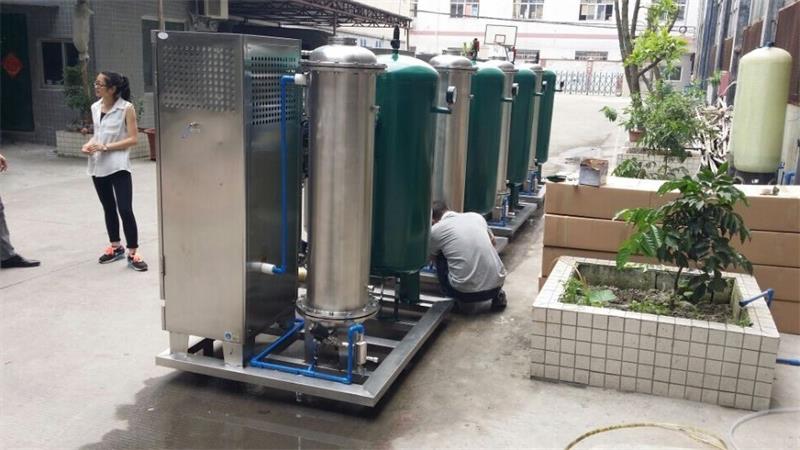 臭氧發(fā)生器，500克氧氣源臭氧發(fā)生器牛仔洗滌現(xiàn)場(chǎng)視頻